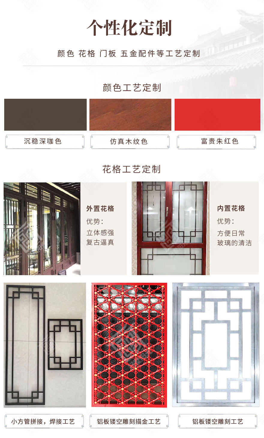 新中式风格装修门窗