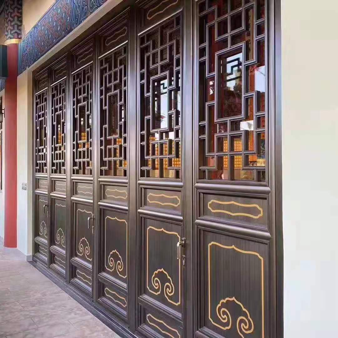中式寺庙门窗