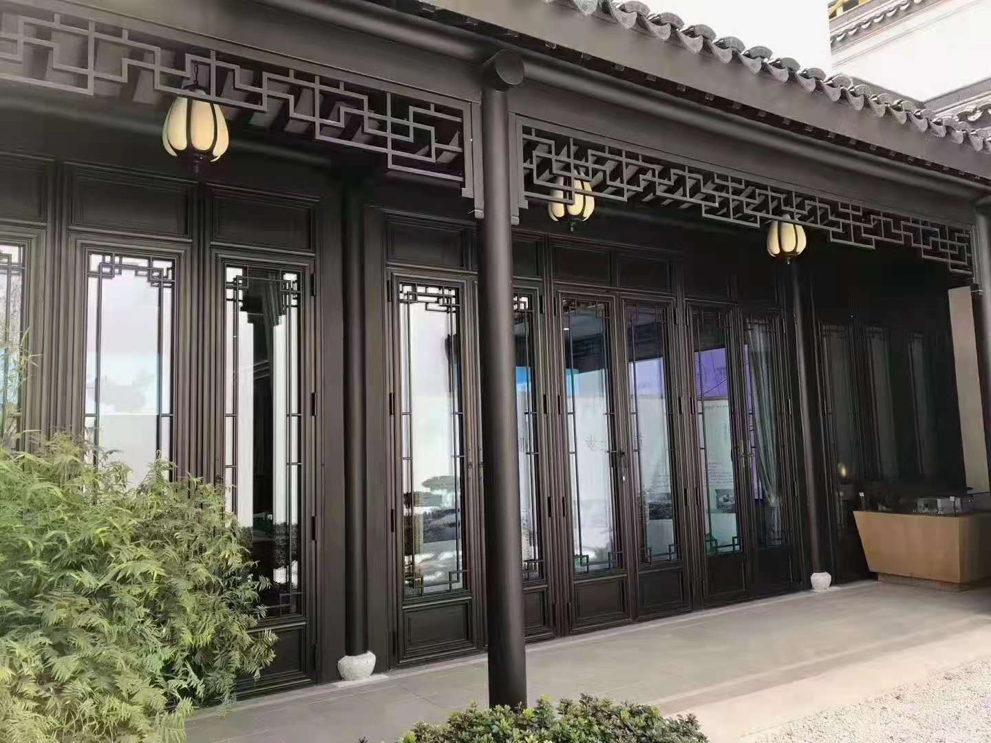 中式花格门窗