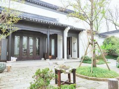 新中式仿古铝合金门窗前景怎么样「冠墅阳光」