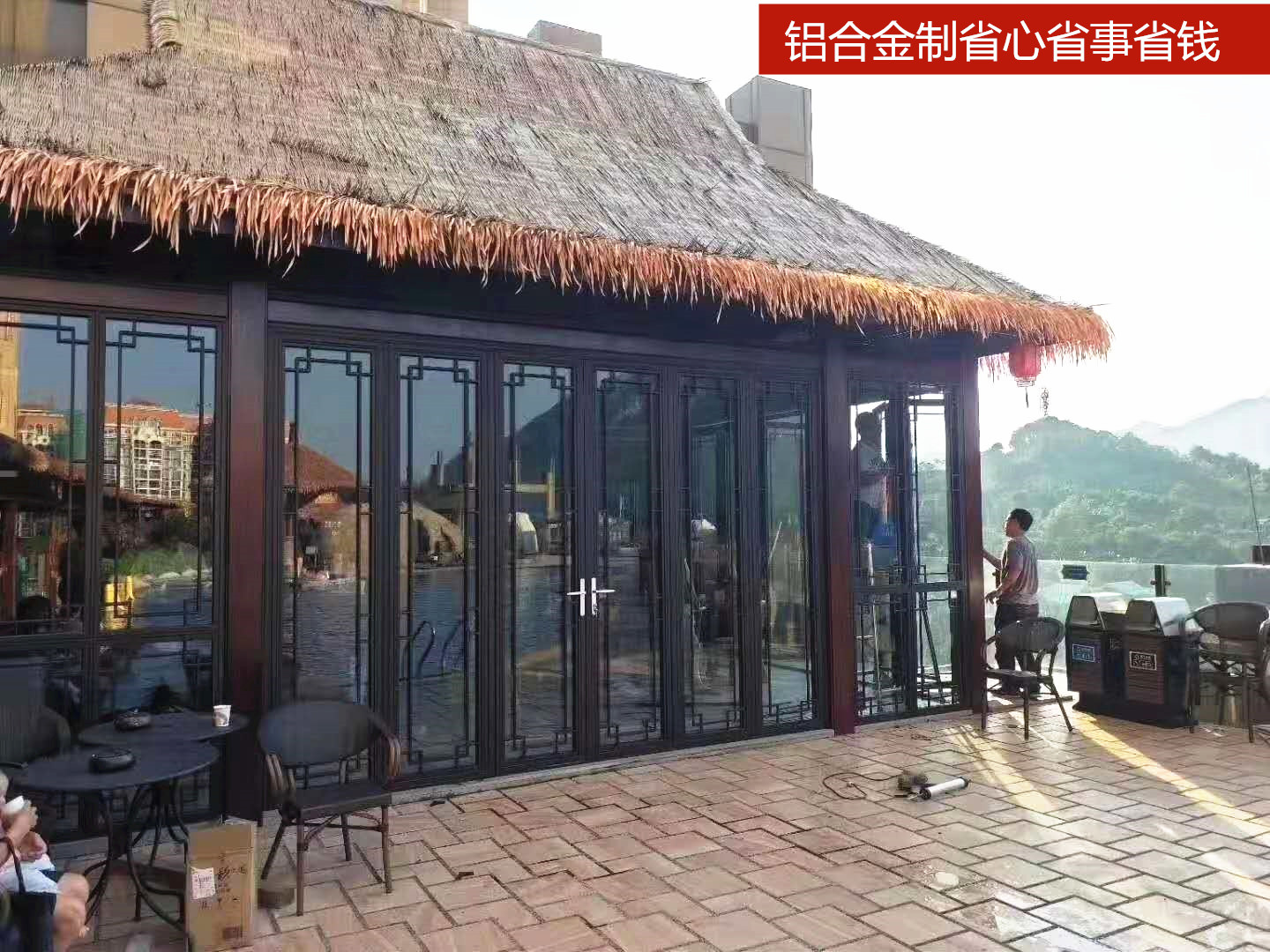 中式仿古外门窗