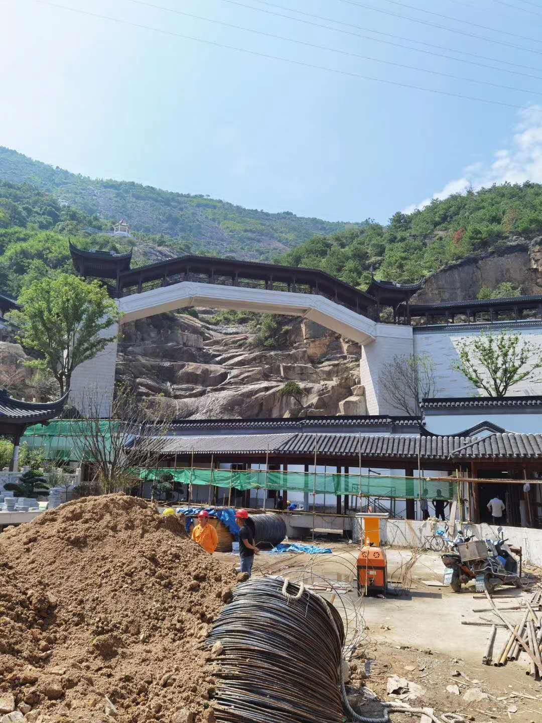 铝合金中式门窗,点睛磅礴的景区古建