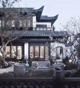 杭州四合院花格中式门窗多少钱「冠墅阳光」