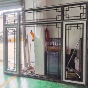 合肥墨荷园铝合金中式门窗案例「冠墅阳光」